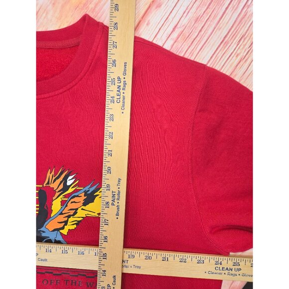 Vans Red X-Large Sweatshirt With Eagle Graphic - Picture 7 of 7